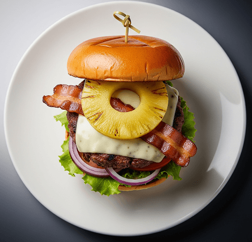 Double Hawaiian Burger 