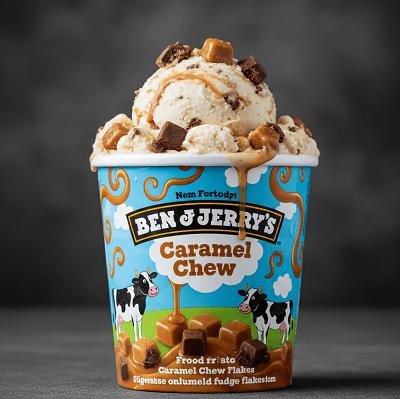 Ben & Jerry's Caramel Chew Chew Ice Cream 