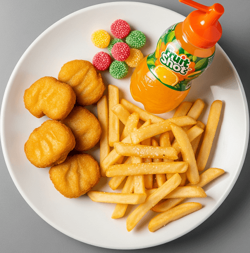 Kids 6 Pcs Chicken Nuggets & Chips 