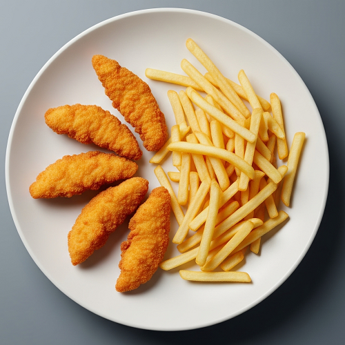 Kids 3 Pcs Chicken Strips & Chips 