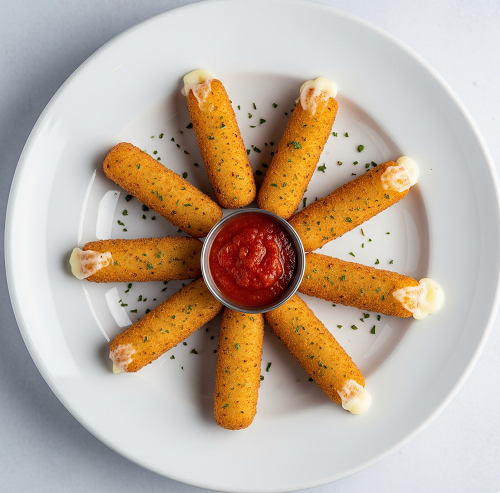 Kids 4 Pcs Mozzarella Sticks & Chips 