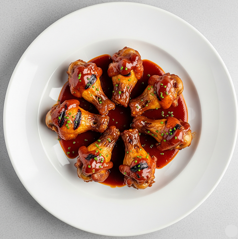 7 Pcs Hot & Spicy Chicken Wings 