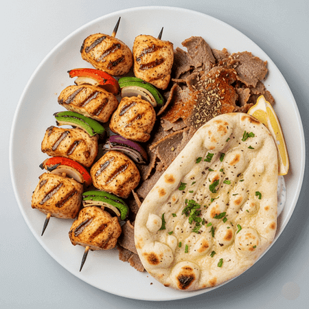 Chicken & Doner Combo Kebab 